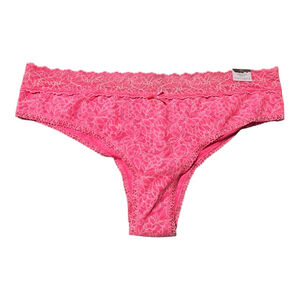 Women's 22/24 Cacique Lane Bryant Lace Cheeky Underwear Rosa